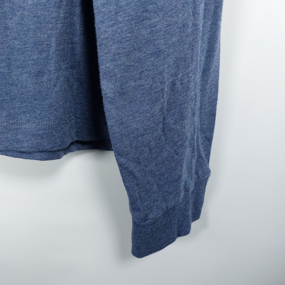 True Craft Mens Long Sleeve T-Shirt Size XXL Heather Blue Gold Cobra Graphic - Picture 5 of 6